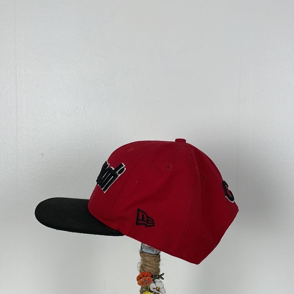 New Era Cincinnati Reds baseball cap men's OSFM red snapback embroidered hat - Picture 6 of 8